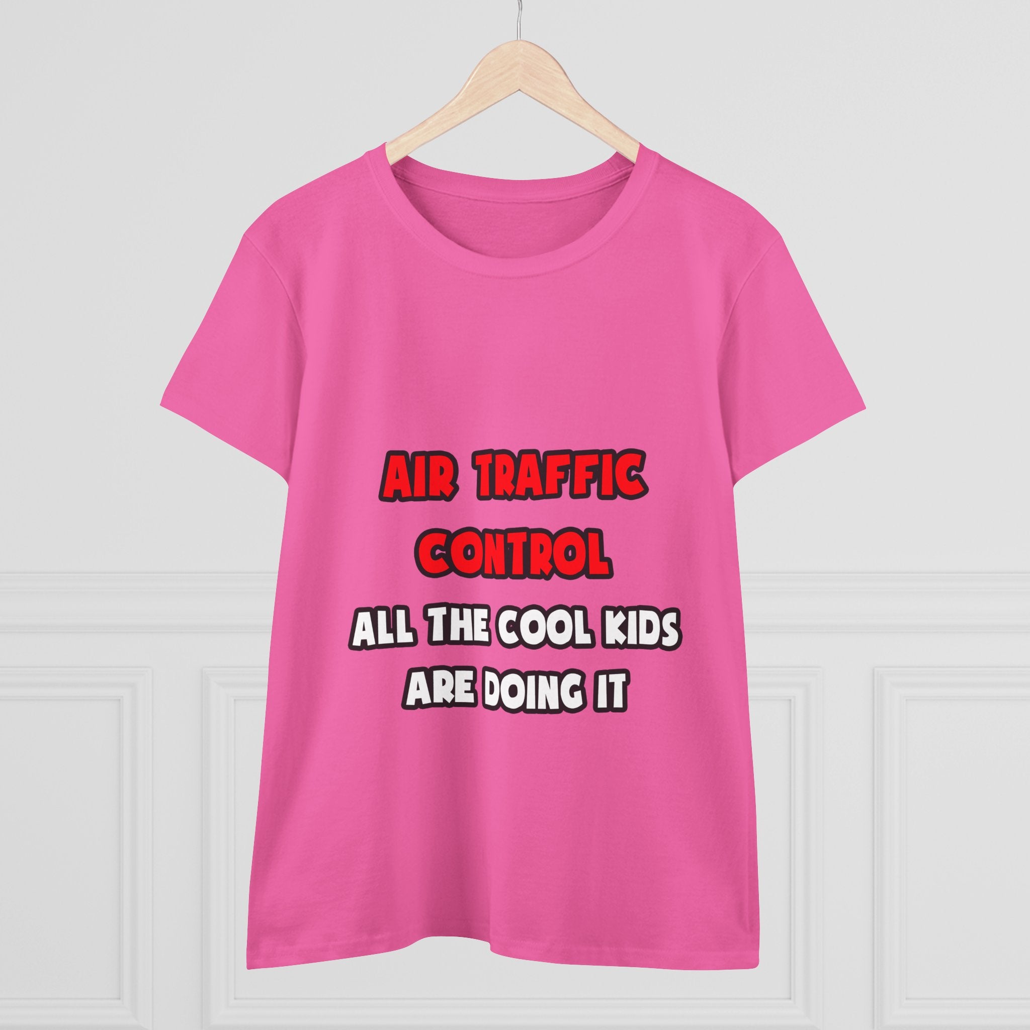 Funny Air Traffic Controller Shirts - Women's Midweight Cotton Tee