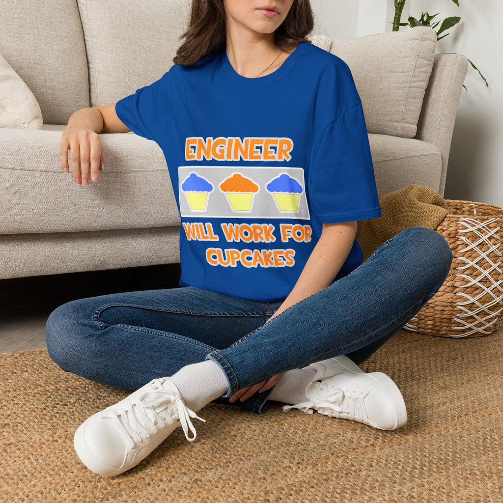Engineer ... Will Work For Cupcakes - Unisex Softstyle T-Shirt