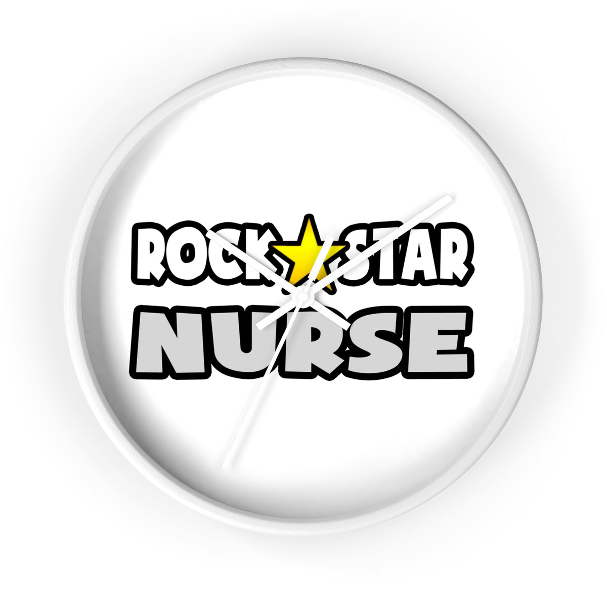 Rock Star Nurse (2) - Wall Clock