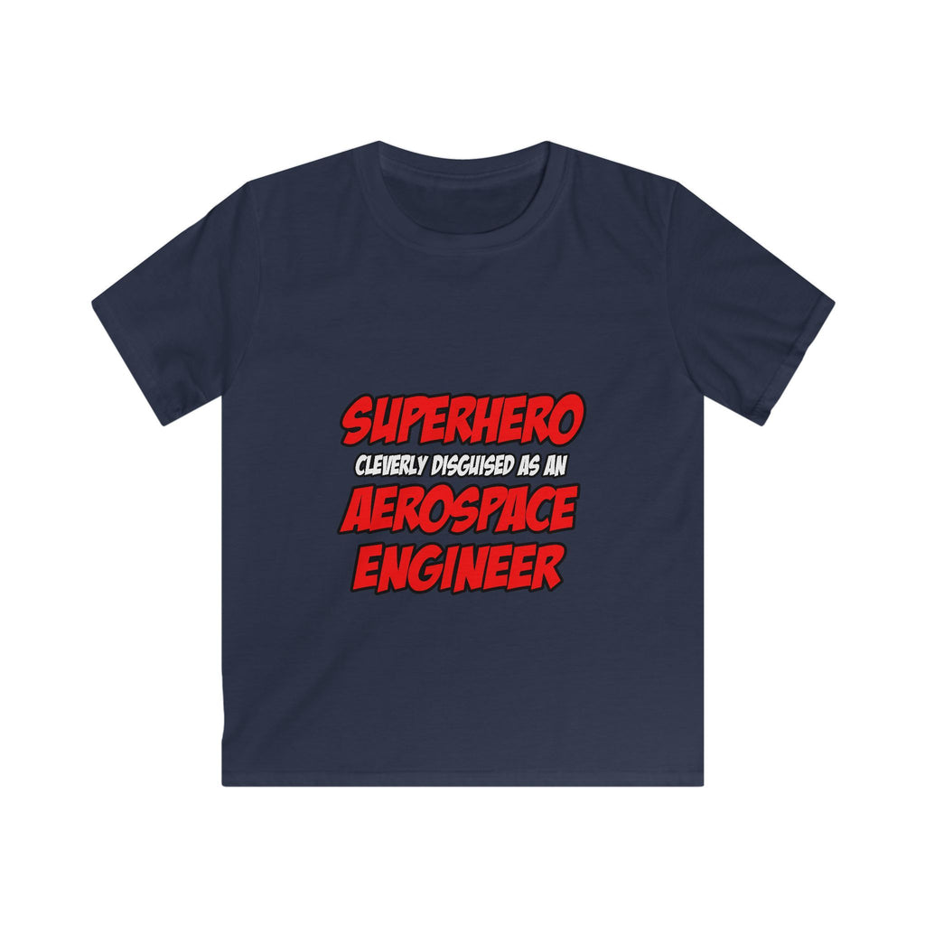 Superhero...Aerospace Engineer - Kids Softstyle Tee