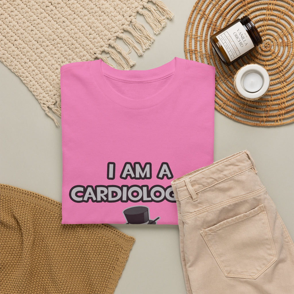 I Am A Cardiologist ... Not A Magician - Unisex Heavy Cotton Tee