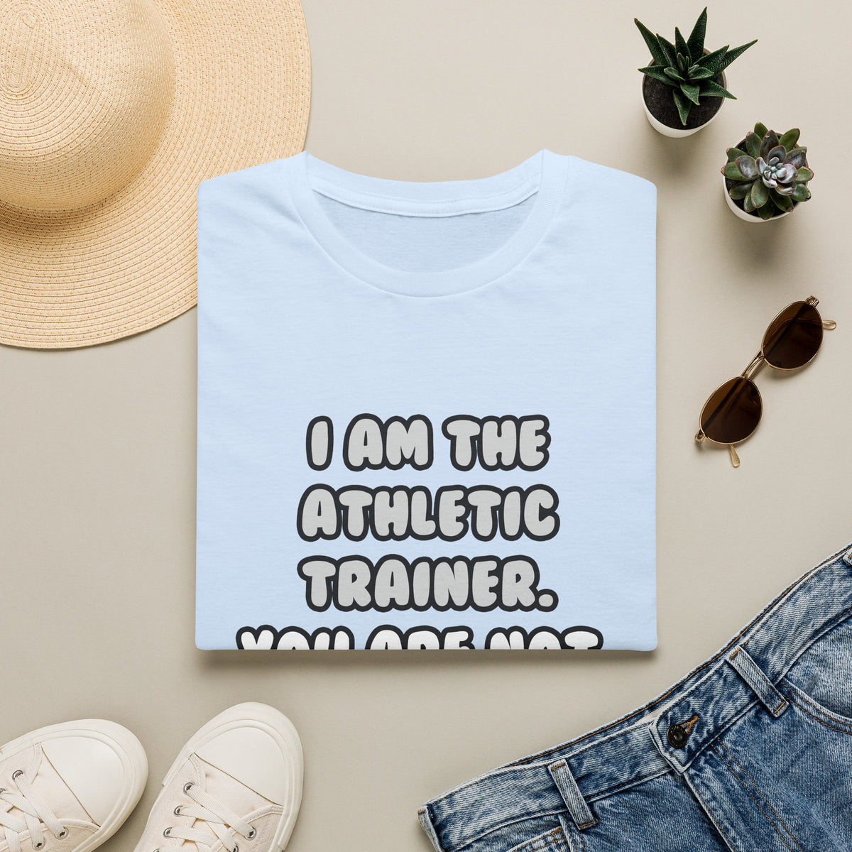 Deal With It ... Funny Athletic Trainer - Unisex Softstyle T-Shirt