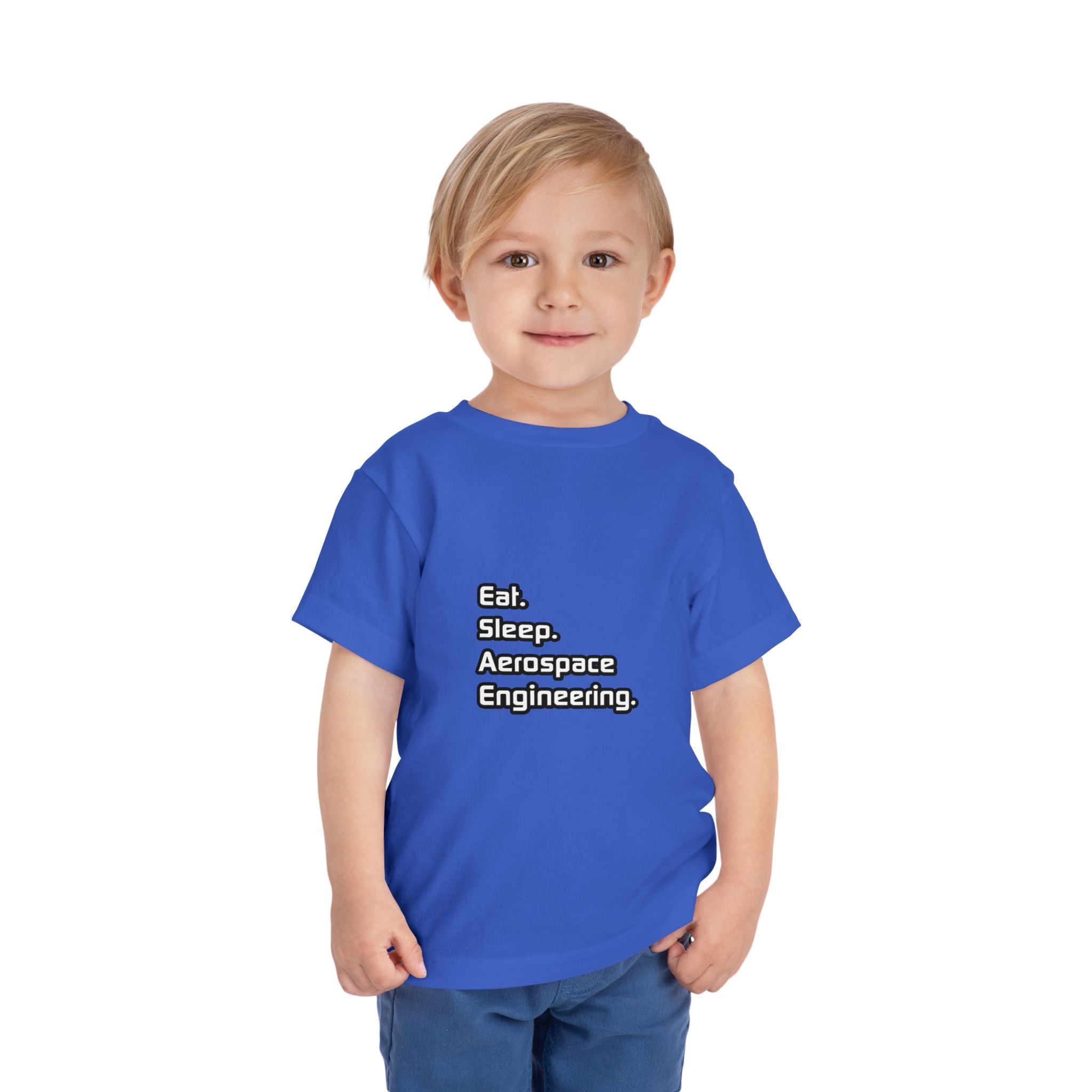 Eat. Sleep. Aerospace Engineering - Toddler Short Sleeve Tee