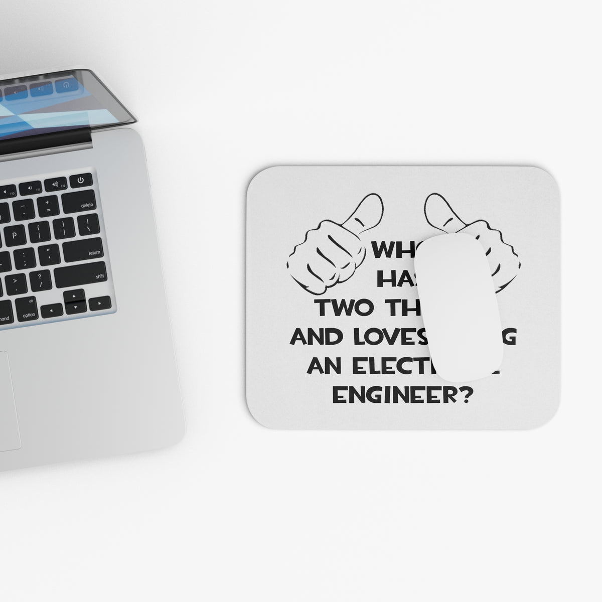 Two Thumbs...Electrical Engineer - Mouse Pad (Rectangle)