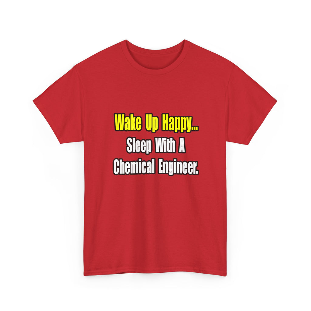 Sleep With a Chemical Engineer - Unisex Heavy Cotton Tee