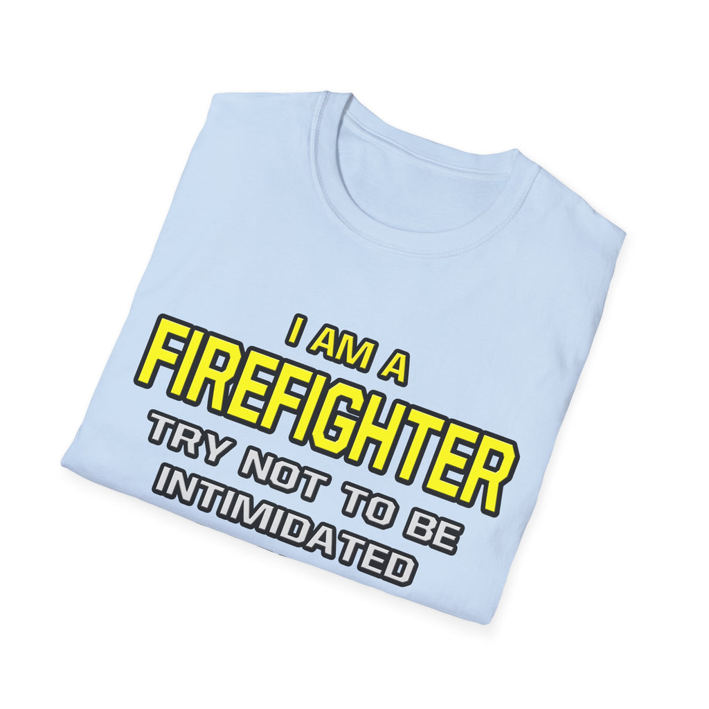 Firefighter...Superior Intelligence - Unisex Softstyle T-Shirt