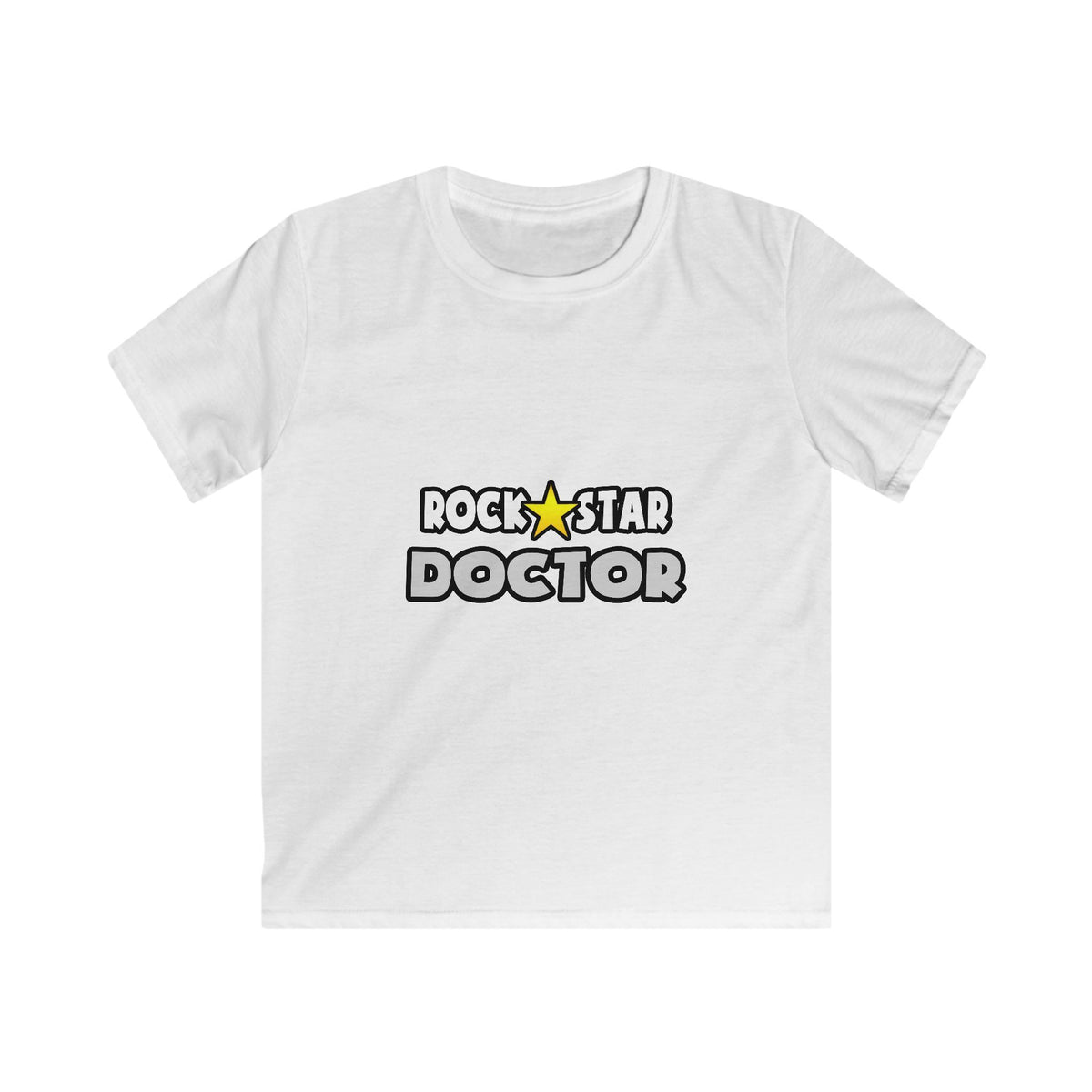 Rock Star Doctor (2) - Kids Softstyle Tee
