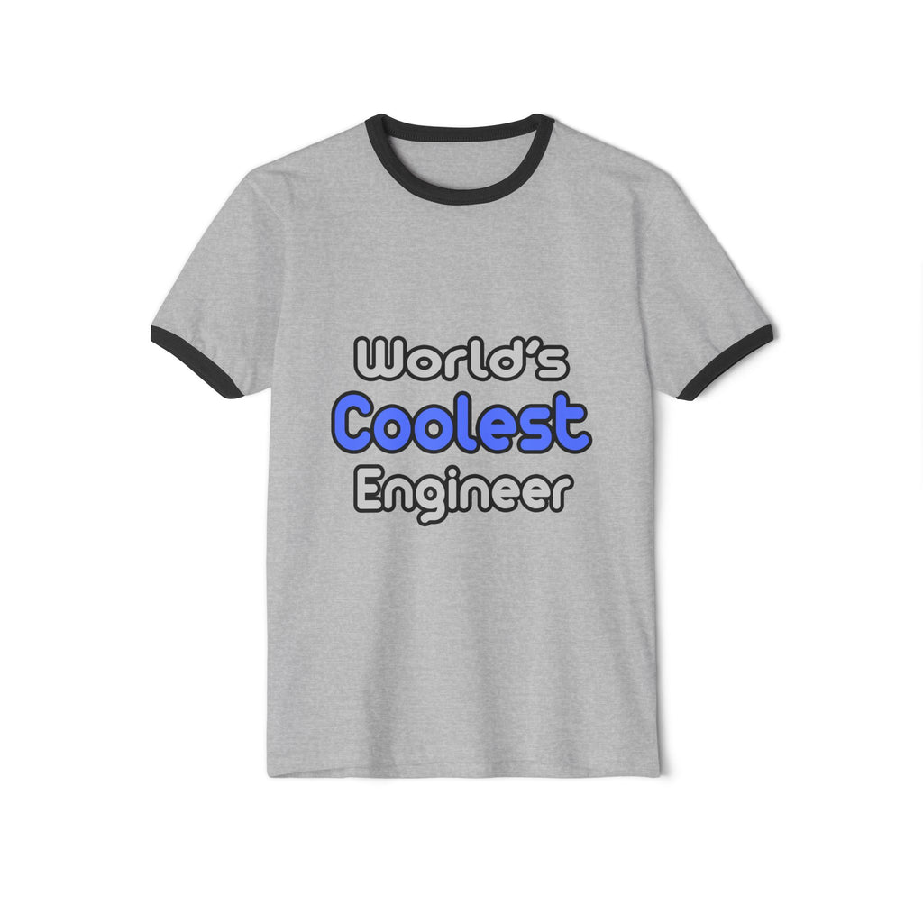 World's Coolest Engineer - Unisex Cotton Ringer T-Shirt
