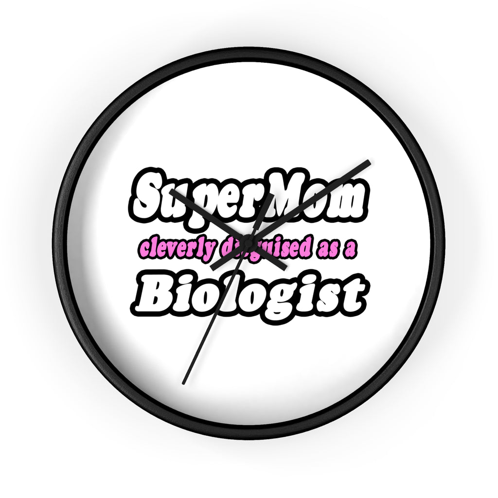 SuperMom Biologist - Wall Clock