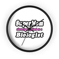 SuperMom Biologist - Wall Clock