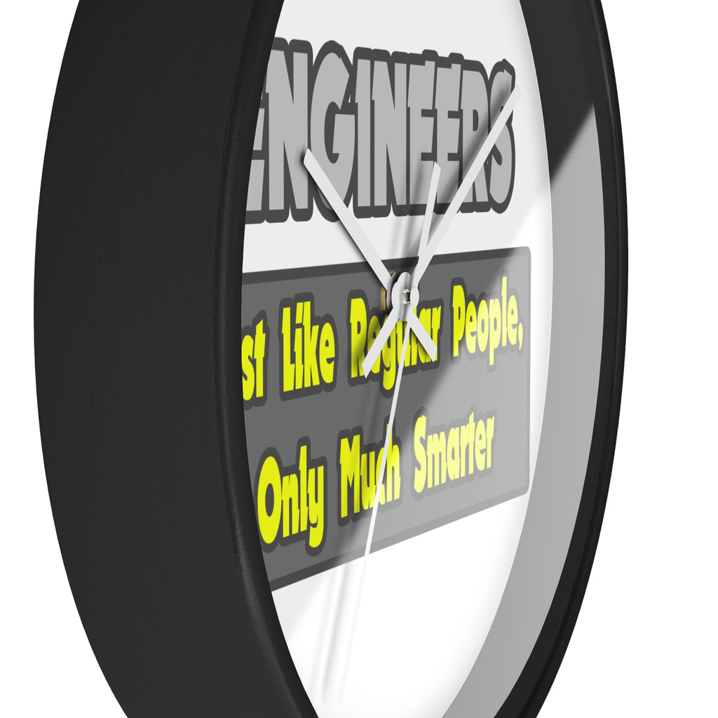 Engineers...Smarter - Wall Clock