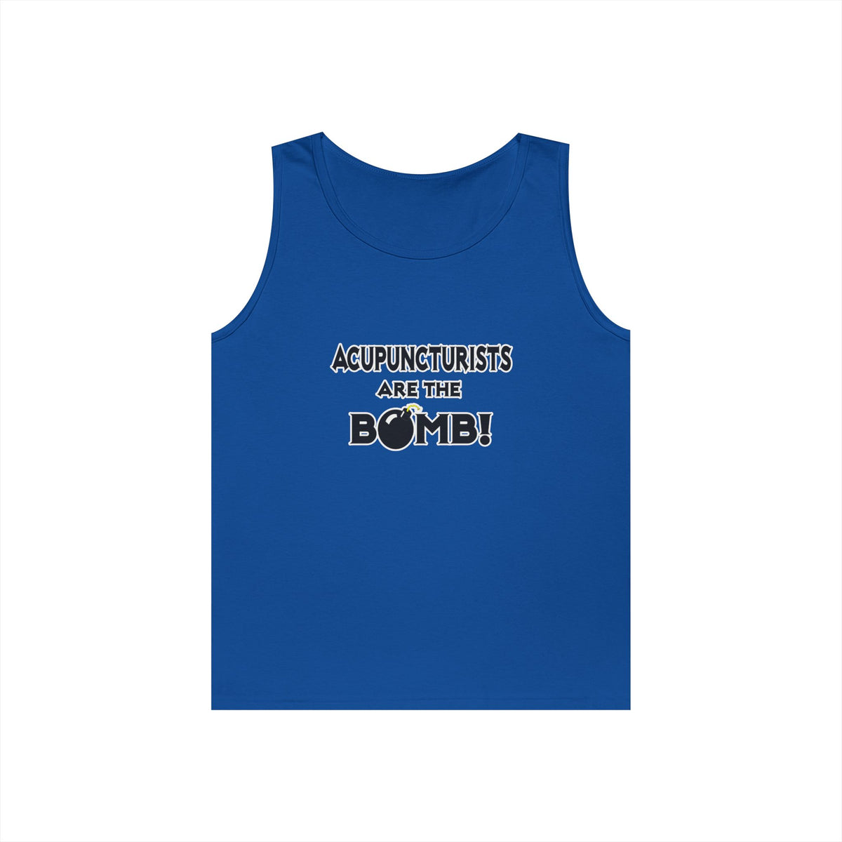 Acupuncturists Are The Bomb! - Unisex Heavy Cotton Tank Top