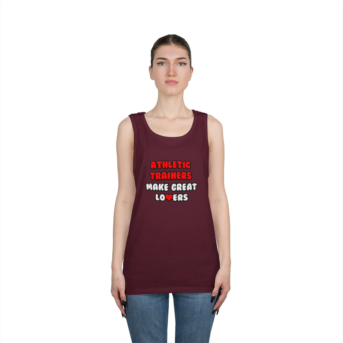 Athletic Trainers Make Great Lovers - Unisex Heavy Cotton Tank Top