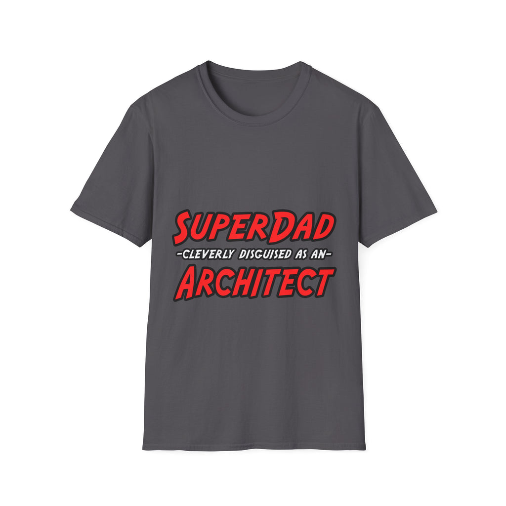SuperDad...Architect - Unisex Softstyle T-Shirt