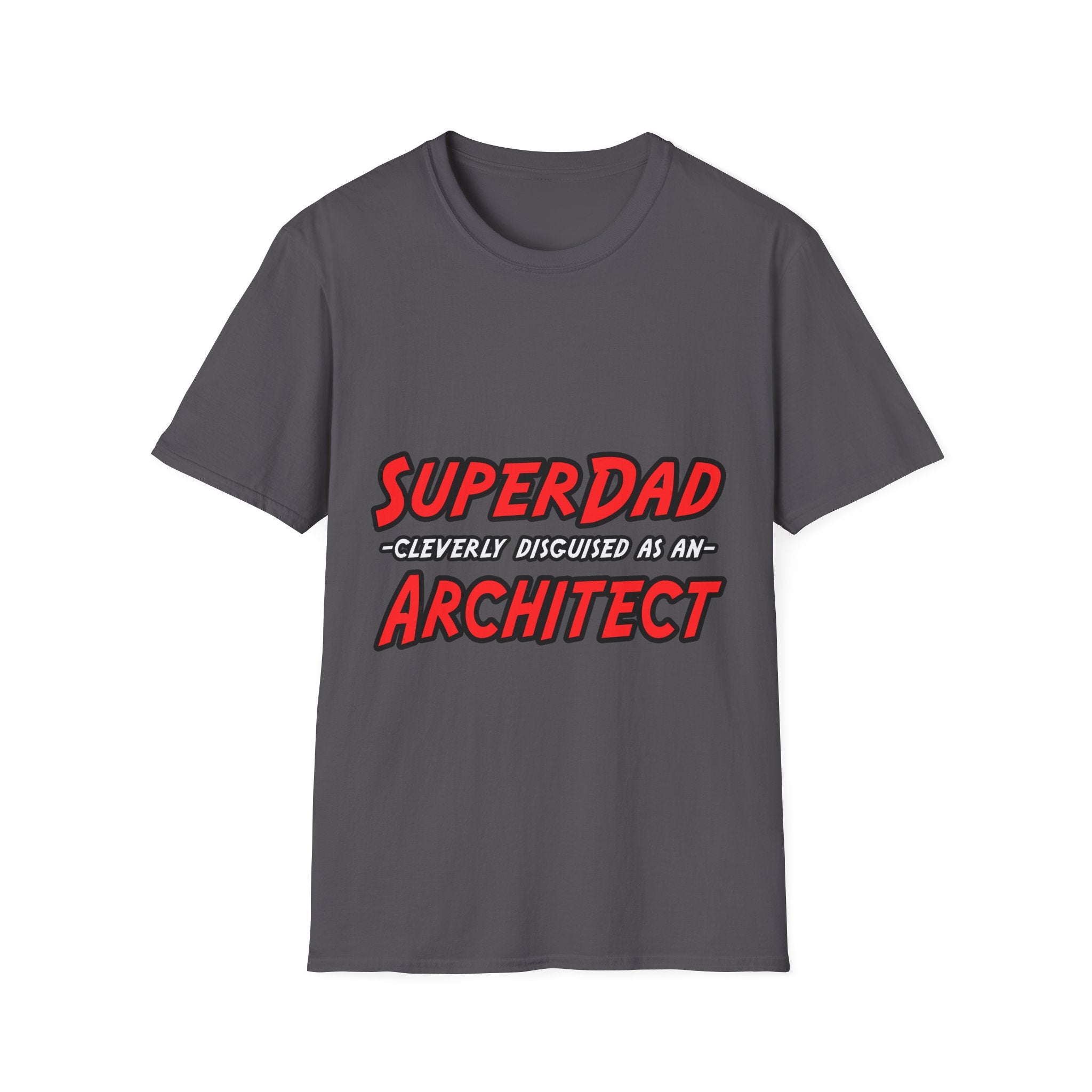 SuperDad...Architect - Unisex Softstyle T-Shirt