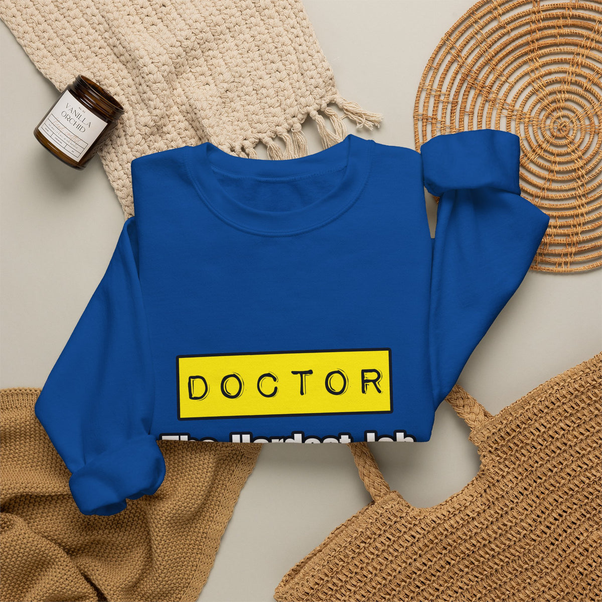 Doctor...Hardest Job You'll Ever Love - Unisex Heavy Blend™ Crewneck Sweatshirt