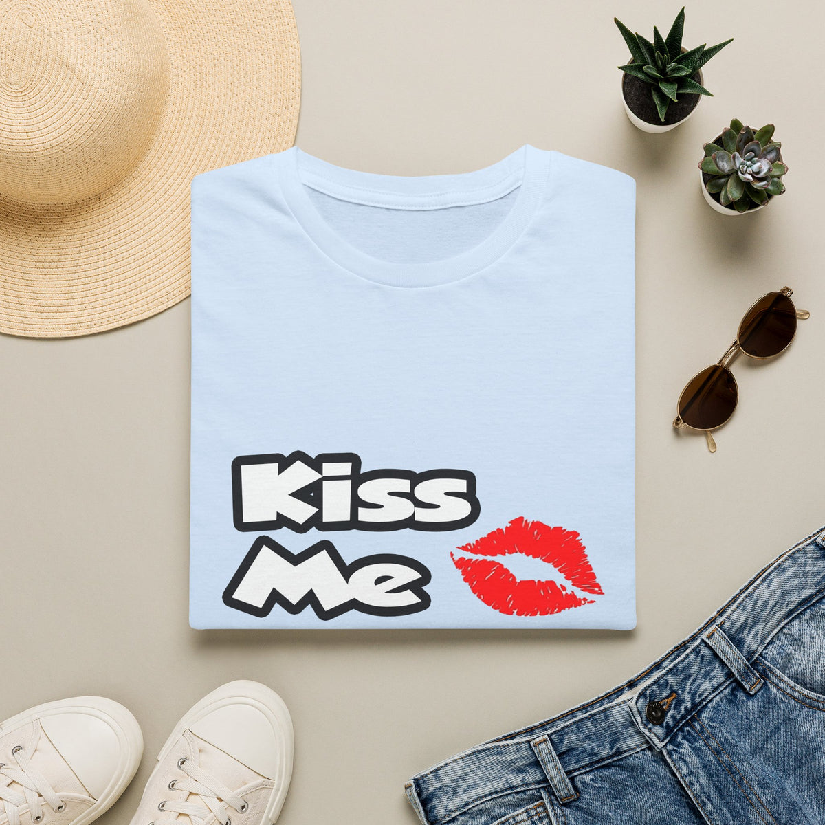Kiss Me...I Am A Teacher - Unisex Softstyle T-Shirt
