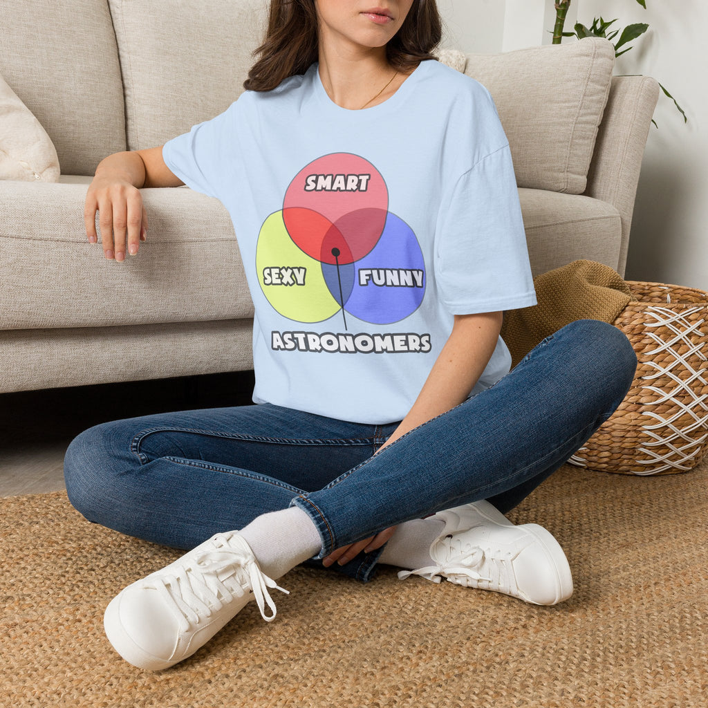 Venn Diagram .. Astronomers - Unisex Softstyle T-Shirt