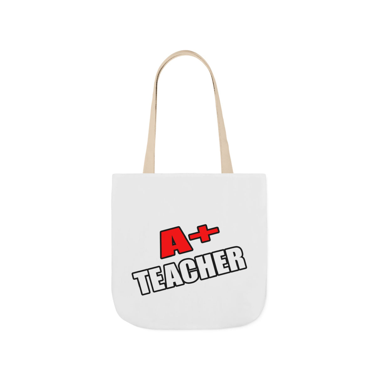 a plus teacher - Canvas Tote Bag, 5-Color Straps