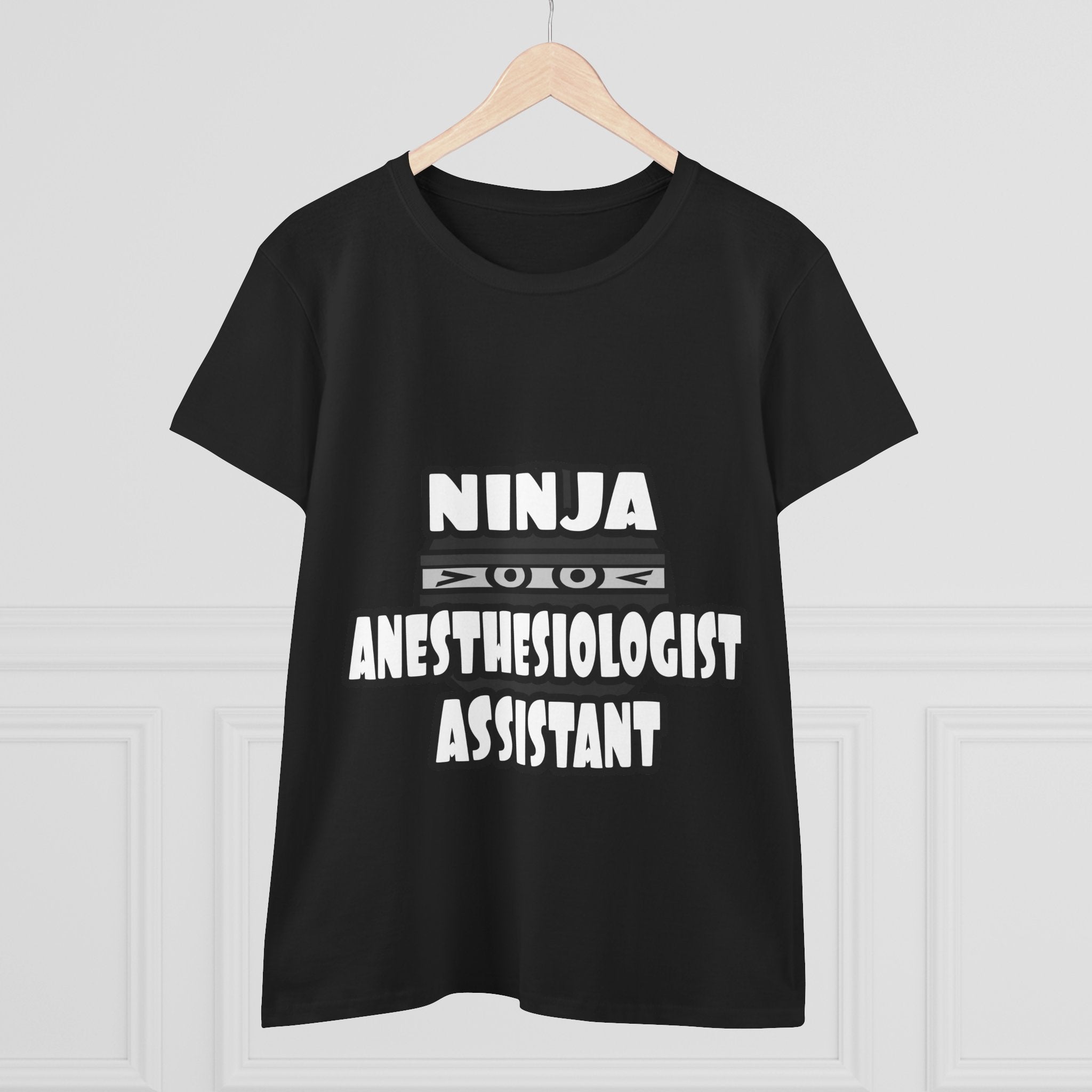 Ninja Anesthesiologist Assistant - Women's Midweight Cotton Tee
