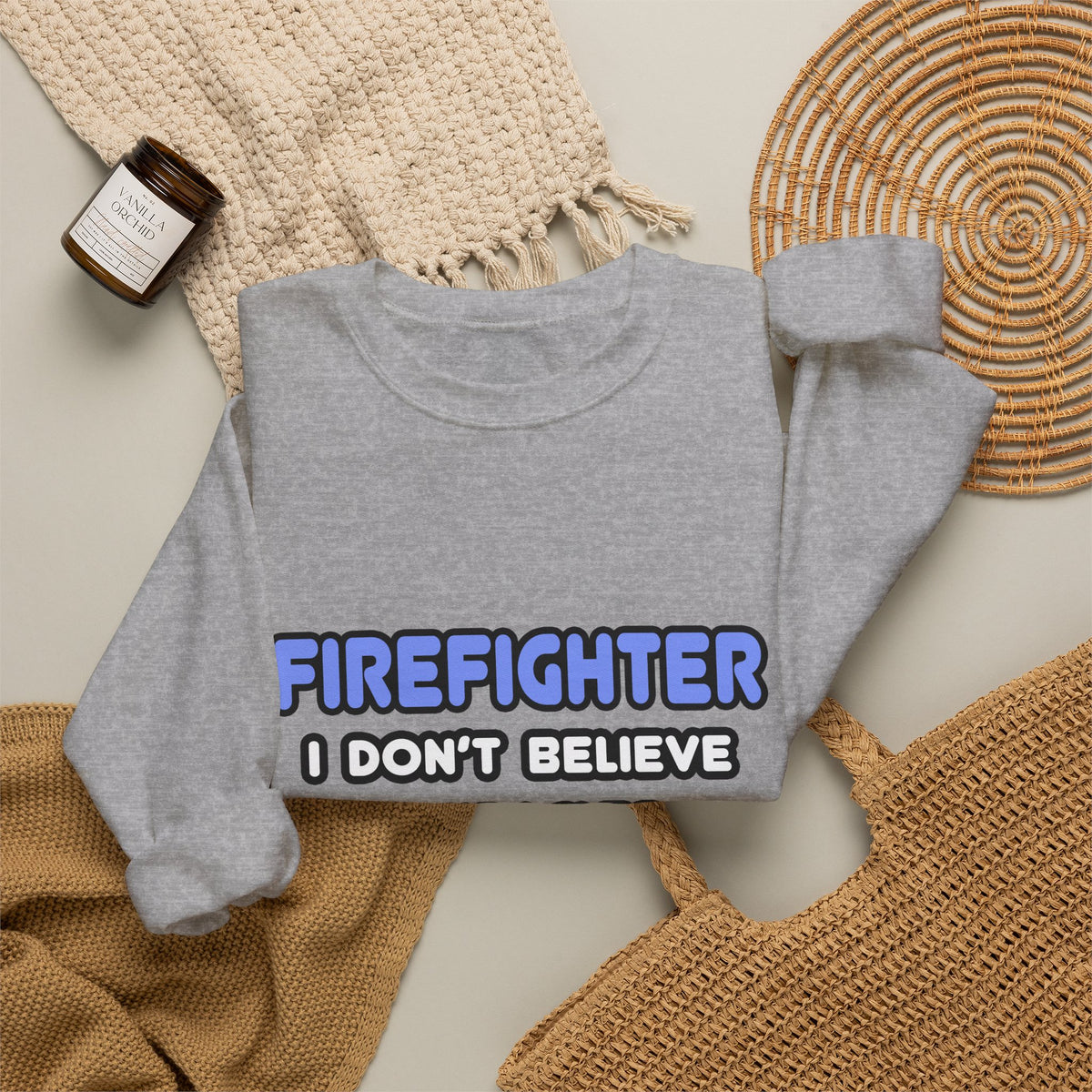 Miracles and Firefighters - Unisex Heavy Blend™ Crewneck Sweatshirt