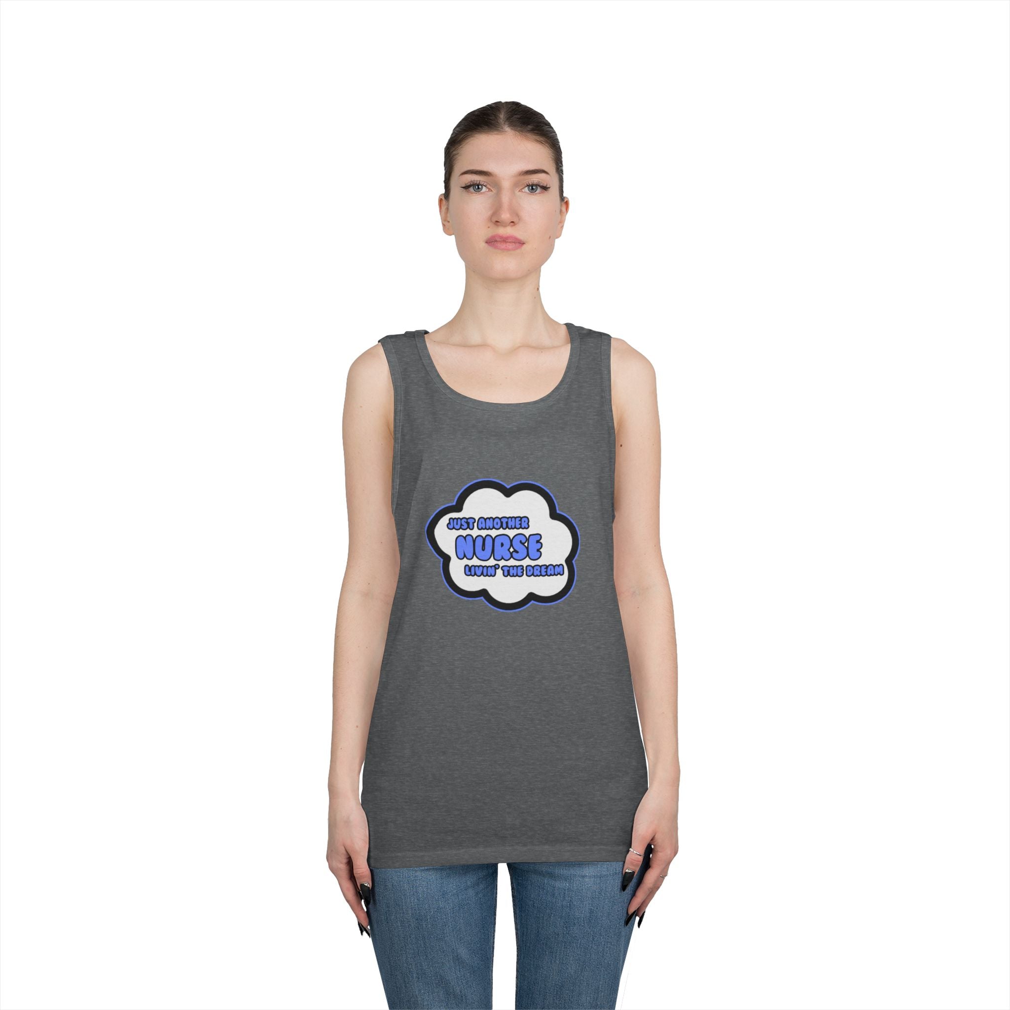 Nurse .. Livin' The Dream - Unisex Heavy Cotton Tank Top