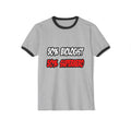 Half Biologist...Half Superhero - Unisex Cotton Ringer T-Shirt
