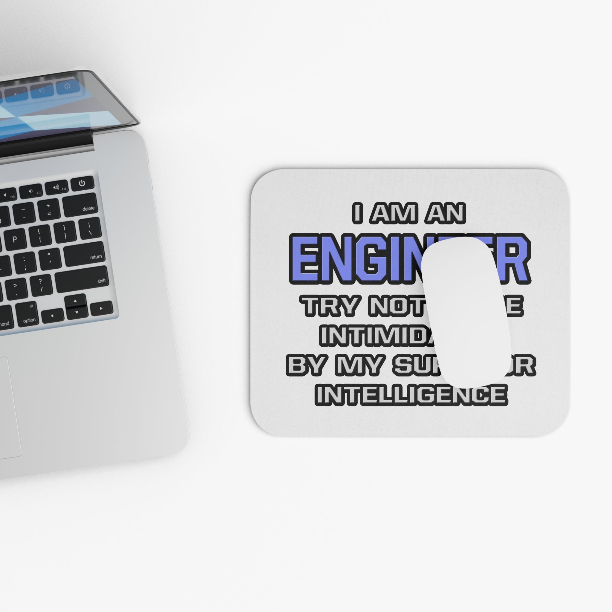 Engineer Joke ... Superior Intelligence - Mouse Pad (Rectangle)