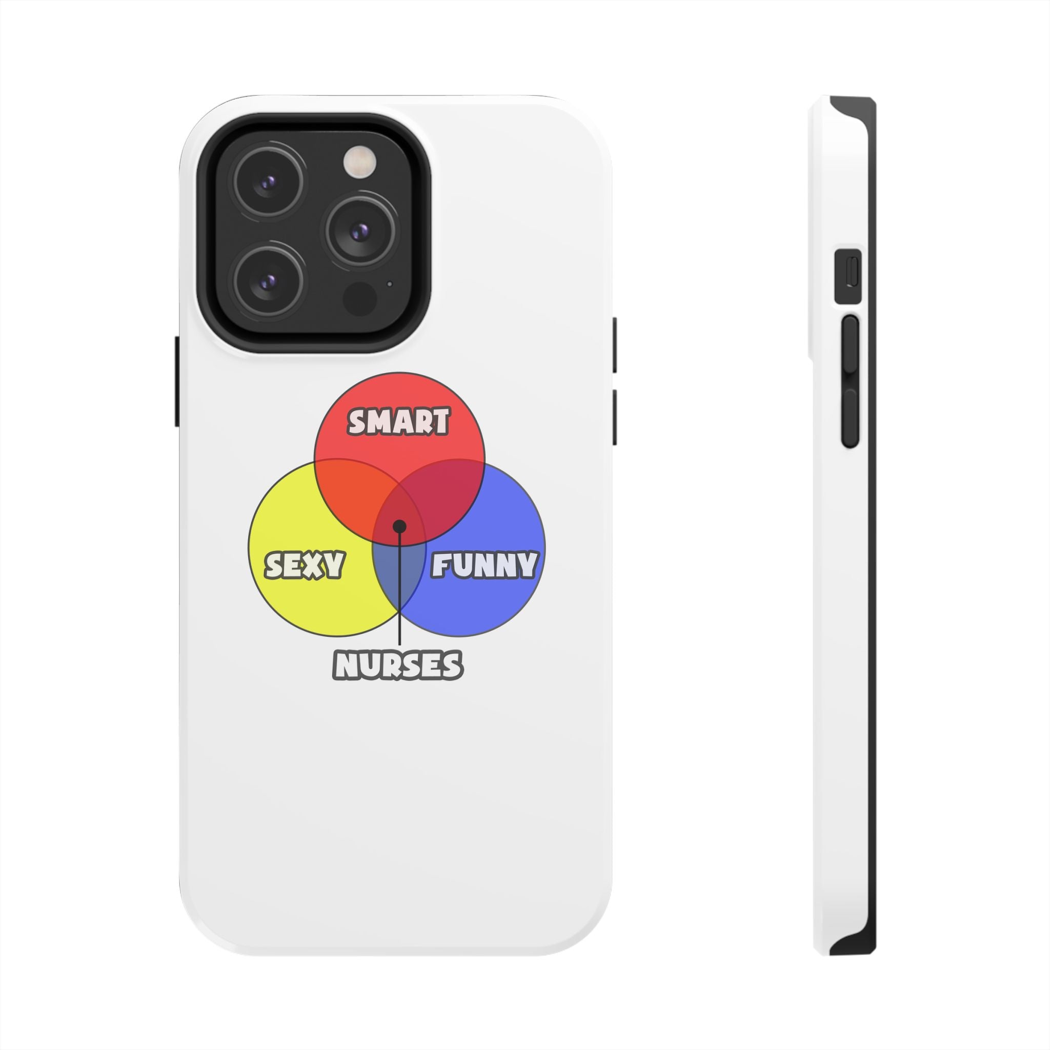 Venn Diagram .. Nurses - Tough Phone Cases