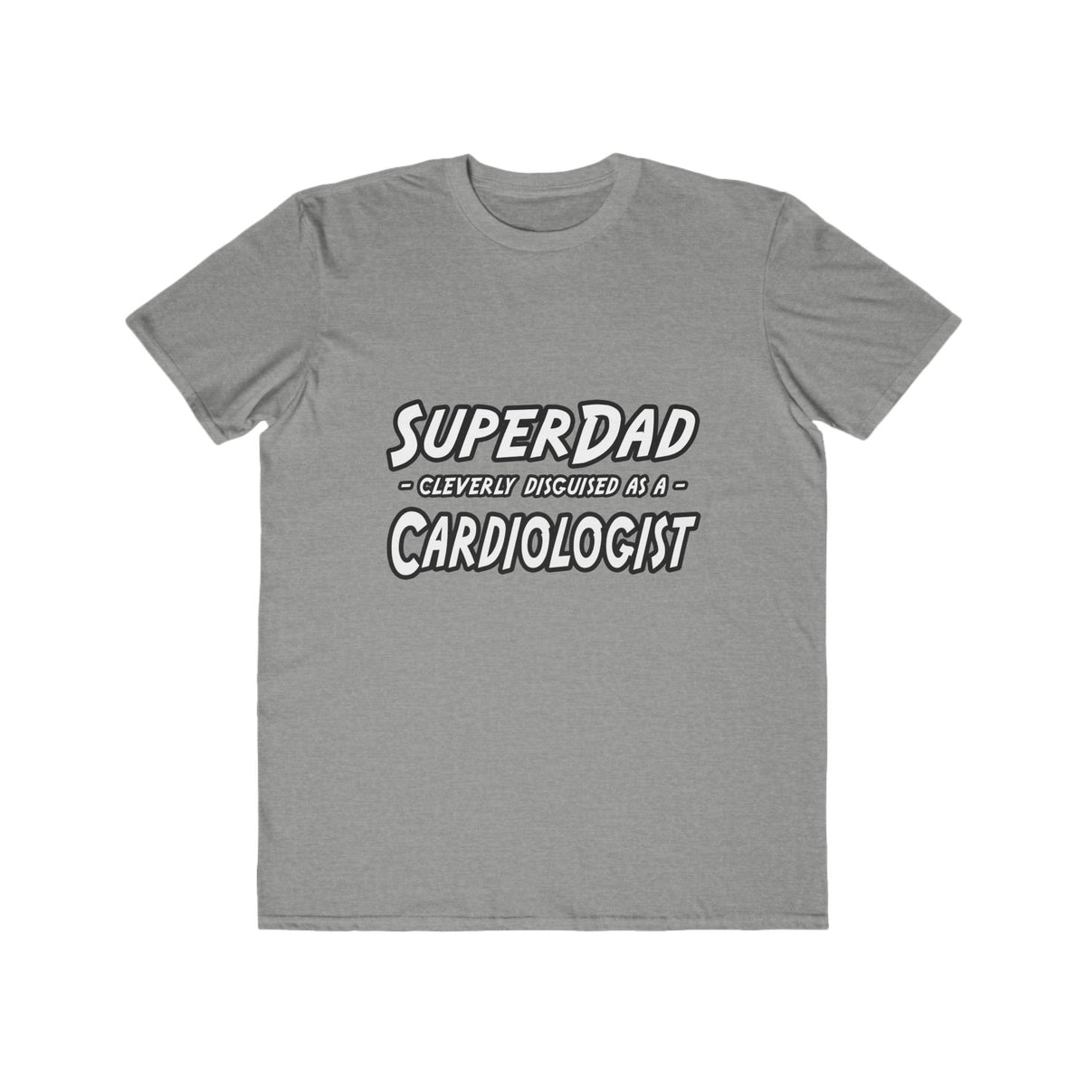 SuperDad...Cardiologist - Men's Lightweight Fashion Tee