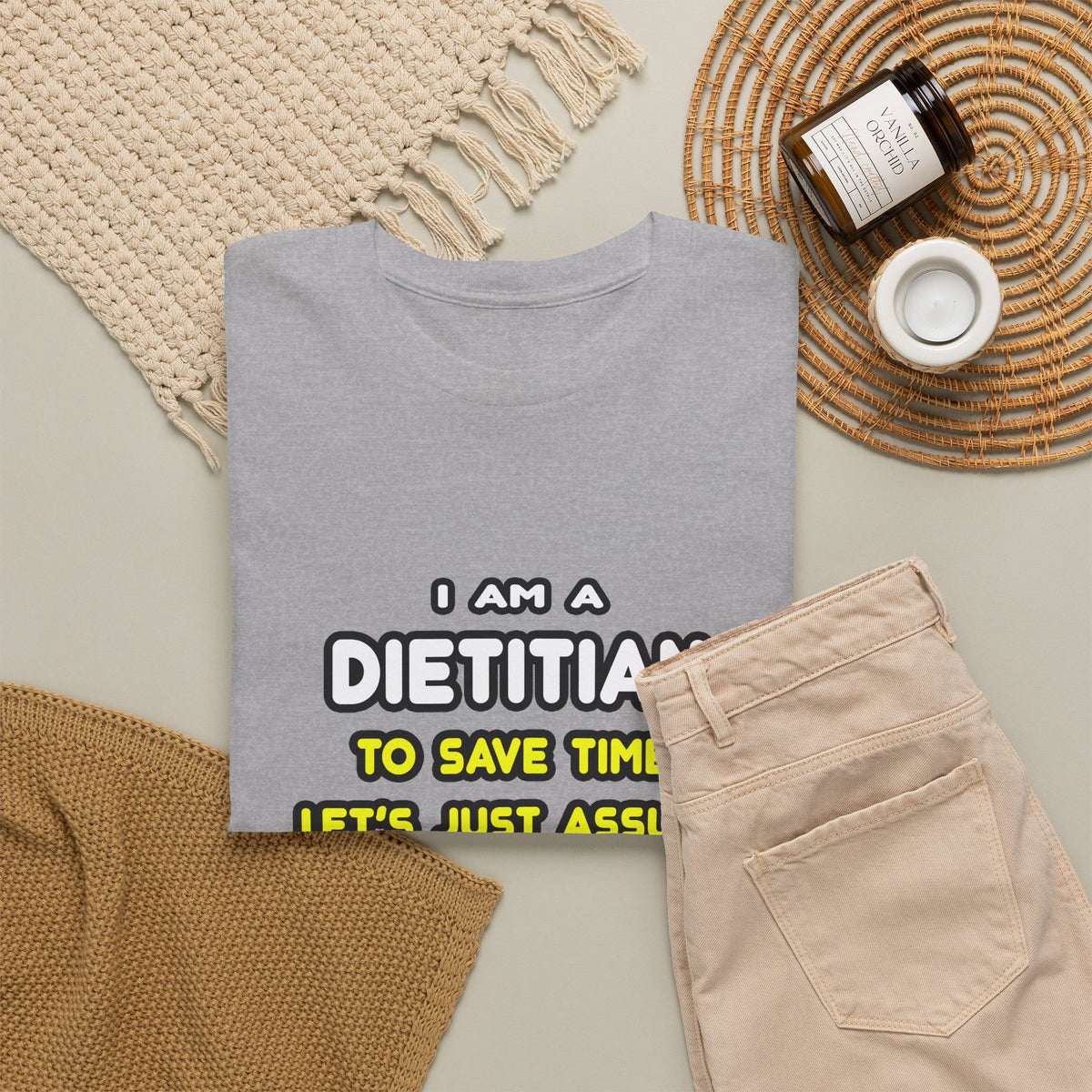 Funny Dietitian T Shirts and Gifts - Unisex Heavy Cotton Tee