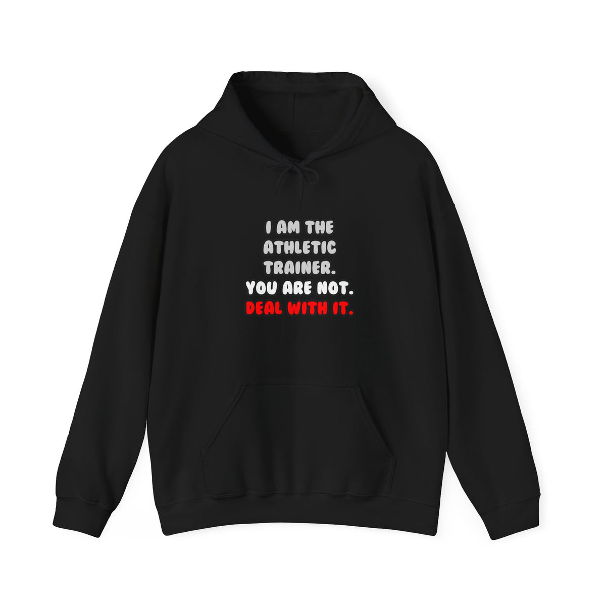 Deal With It ... Funny Athletic Trainer - Unisex Heavy Blend™ Hooded Sweatshirt