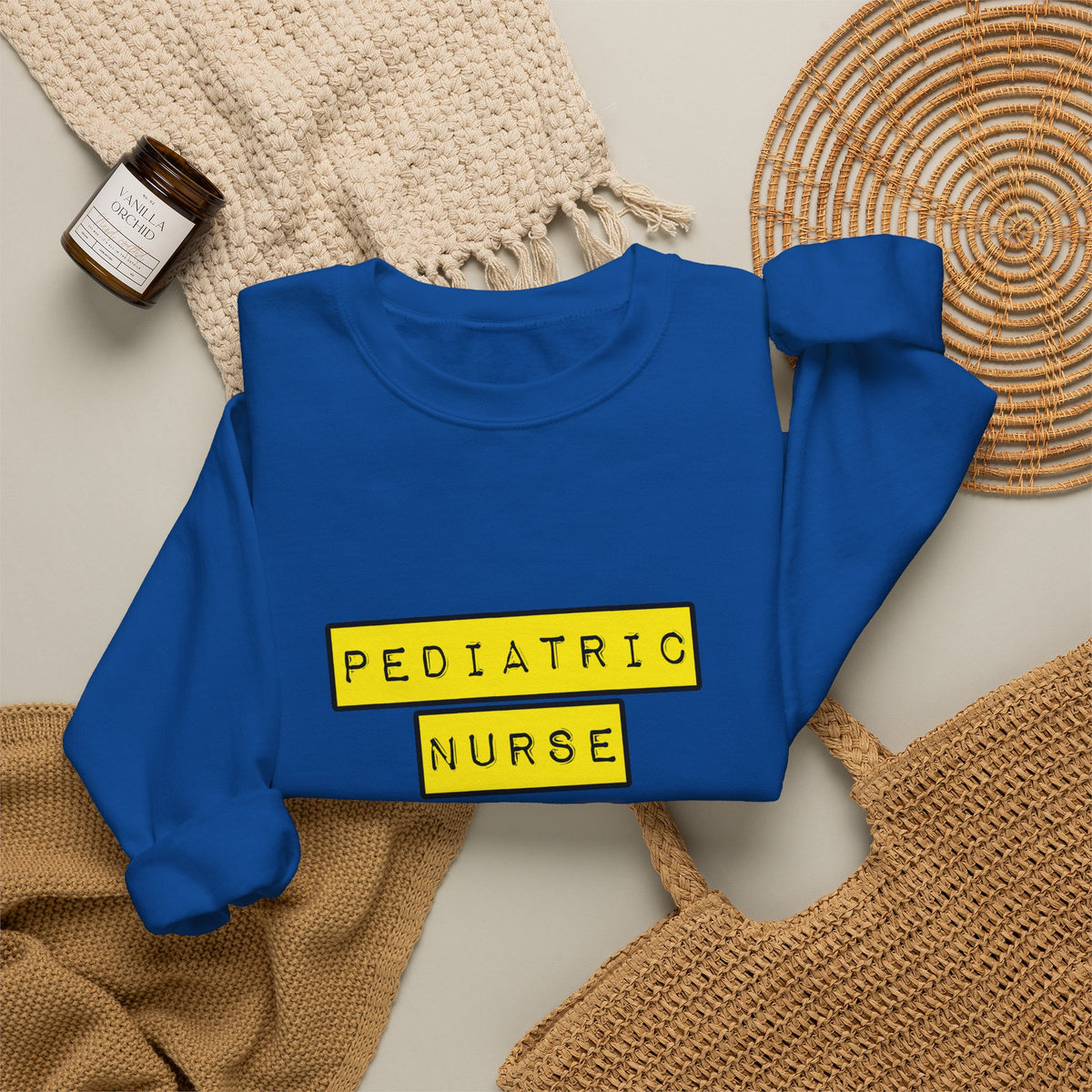 Pediatric Nurse...Hardest Job You'll Ever Love - Unisex Heavy Blend™ Crewneck Sweatshirt