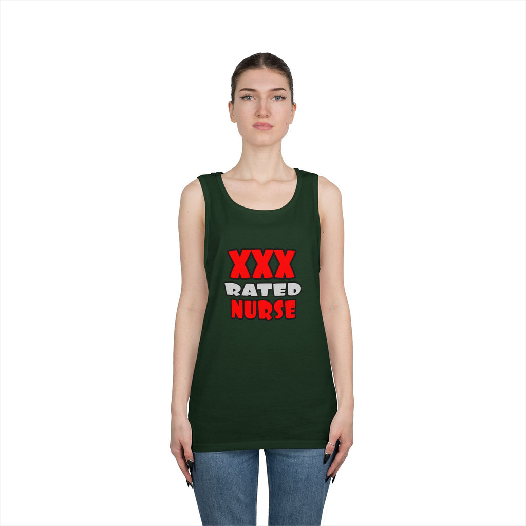 XXX Rated Nurse - Unisex Heavy Cotton Tank Top