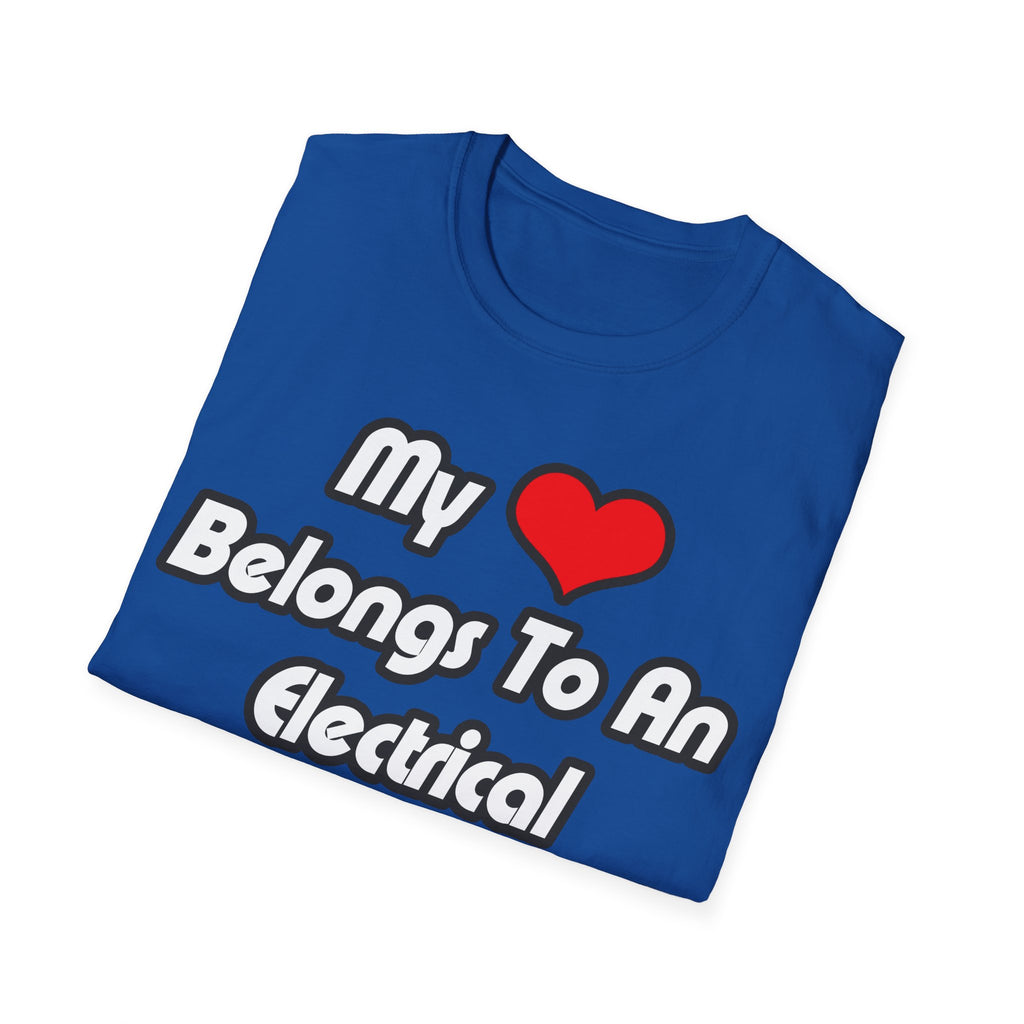 My Heart Belongs To An Electrical Engineer - Unisex Softstyle T-Shirt