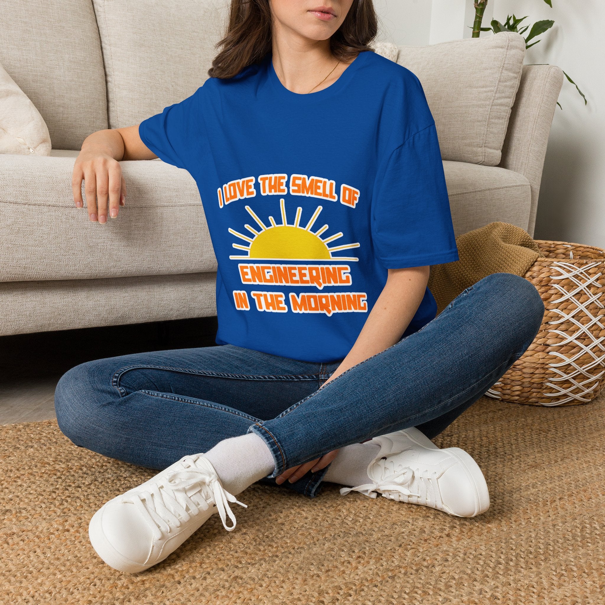 Smell of Engineering in the Morning - Unisex Softstyle T-Shirt