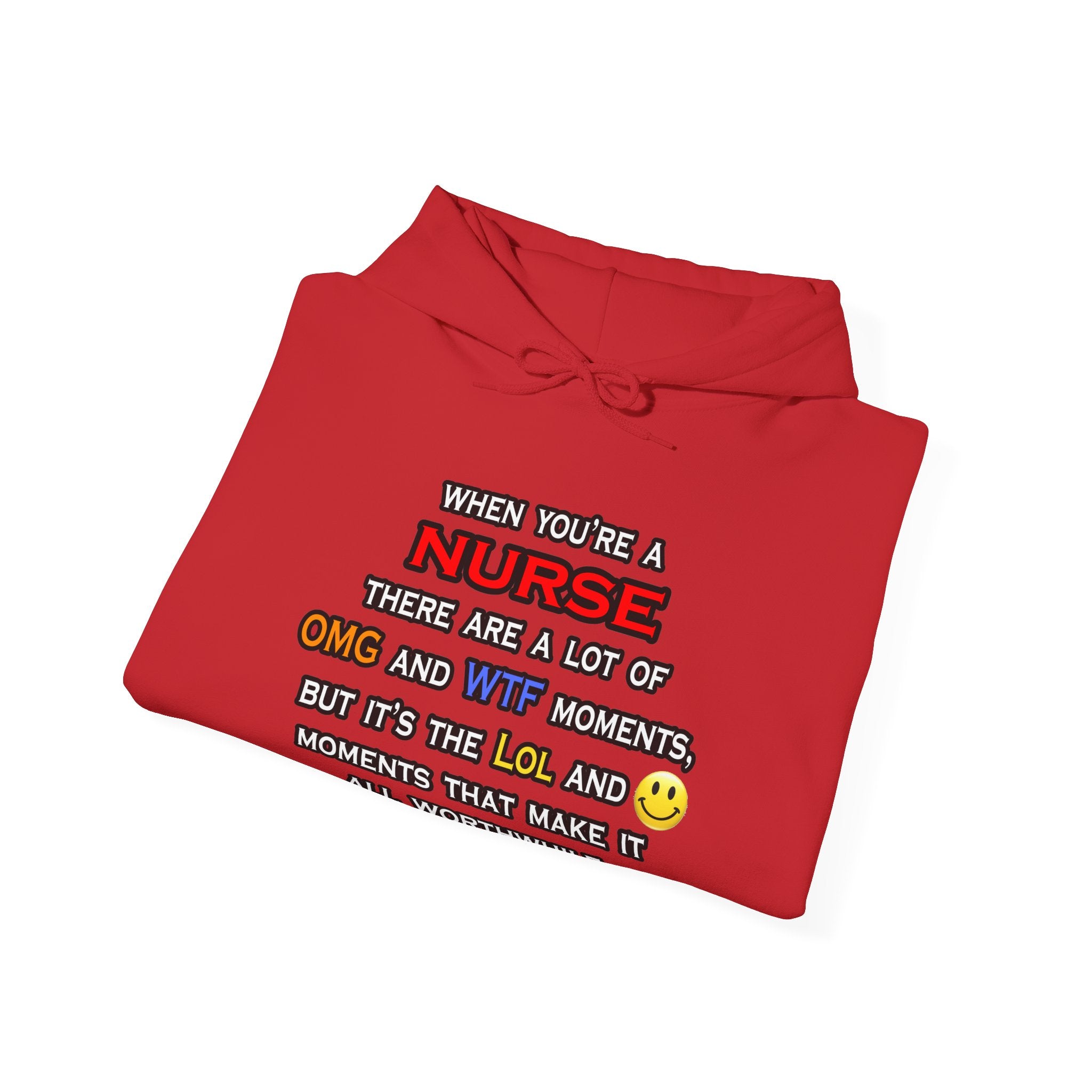 Nurse ... OMG WTF LOL - Unisex Heavy Blend™ Hooded Sweatshirt