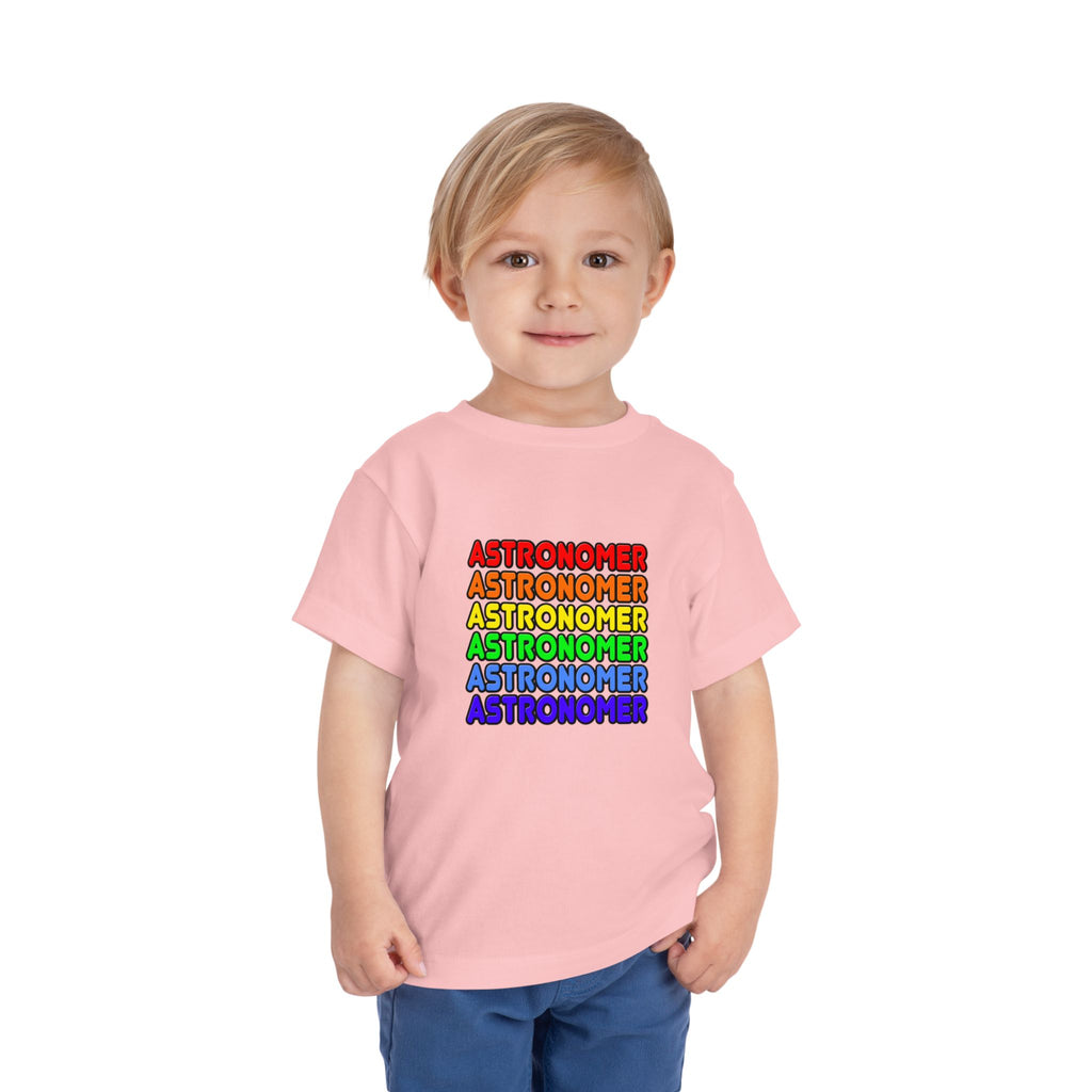 Rainbow Astronomer - Toddler Short Sleeve Tee