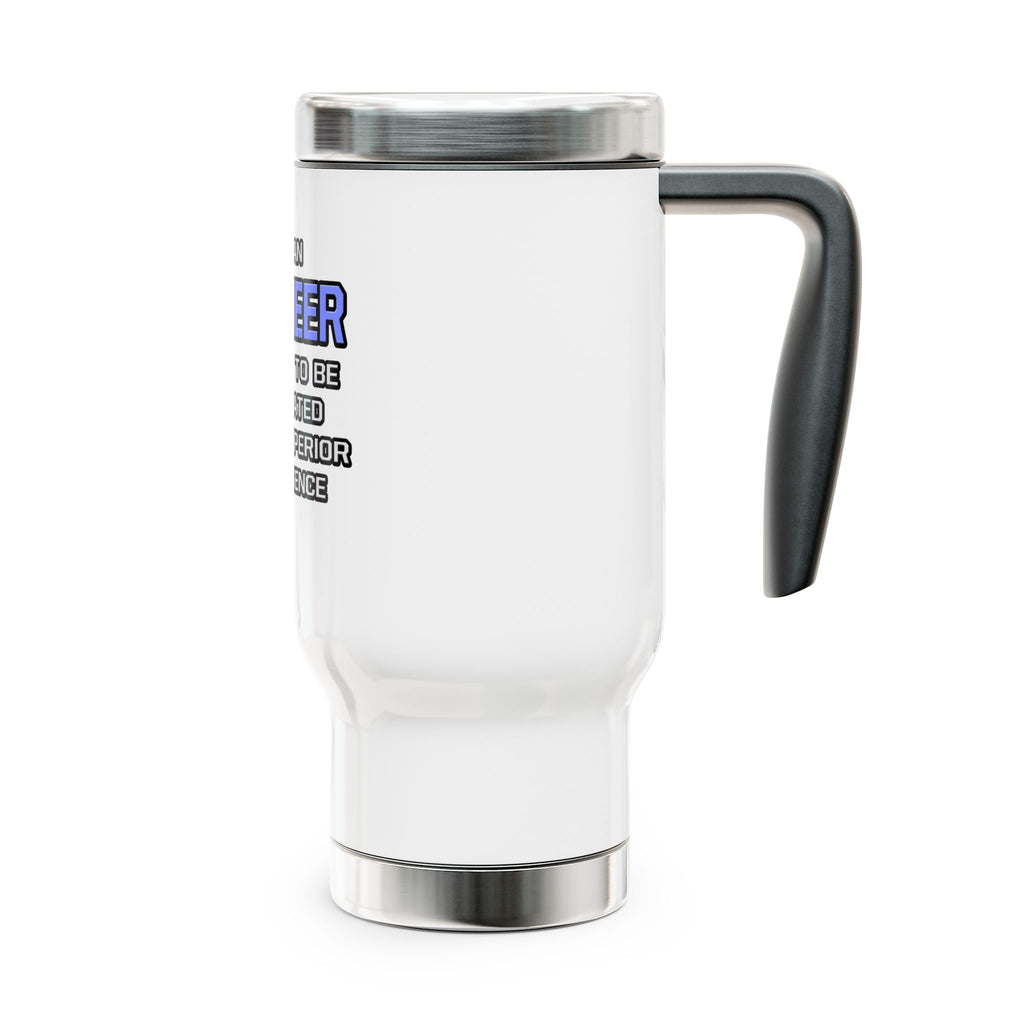 Engineer Joke ... Superior Intelligence - Stainless Steel Travel Mug with Handle, 14oz