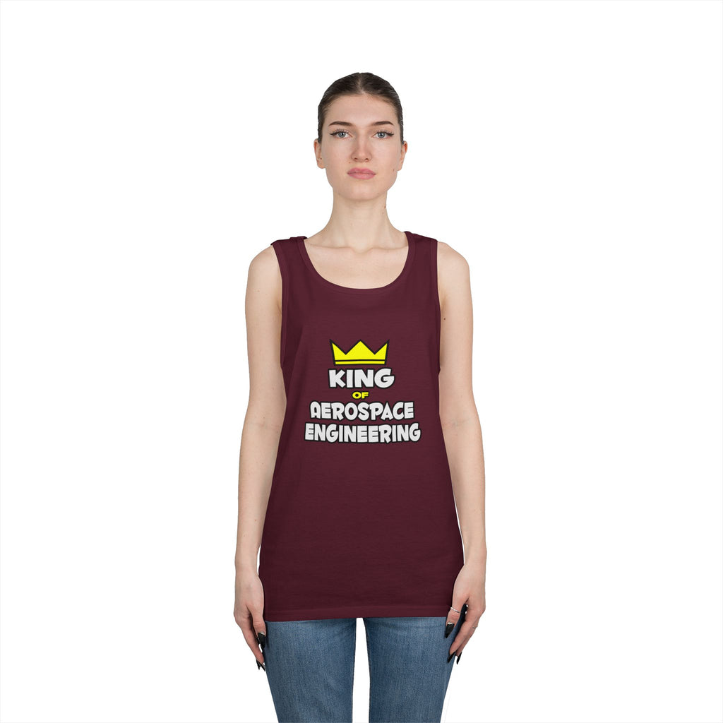 King of Aerospace Engineering - Unisex Heavy Cotton Tank Top