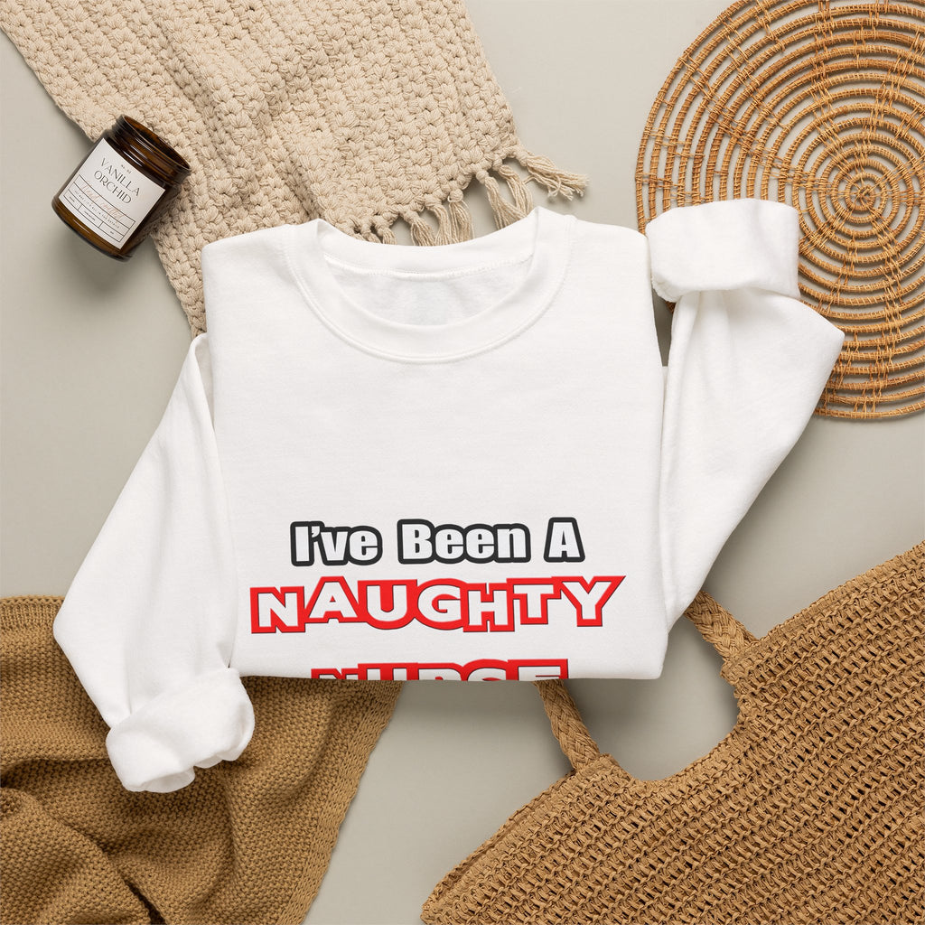 Naughty Nurse...Need a Spanking - Unisex Heavy Blend™ Crewneck Sweatshirt