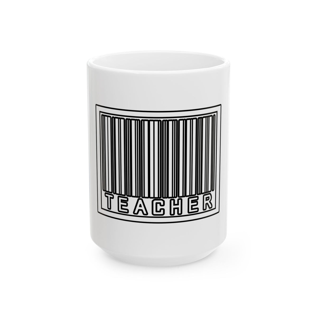 Barcode Teacher - Ceramic Mug, (11oz, 15oz)