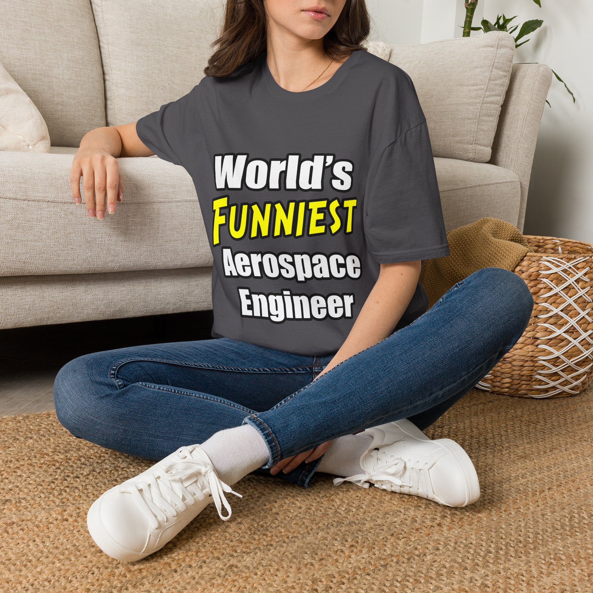World's Funniest Aerospace Engineer - Unisex Softstyle T-Shirt