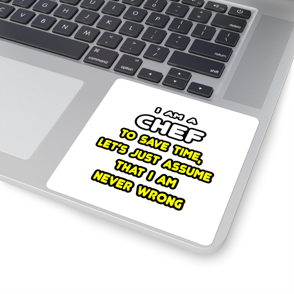 Funny Chef T Shirts and Gifts - Square Stickers