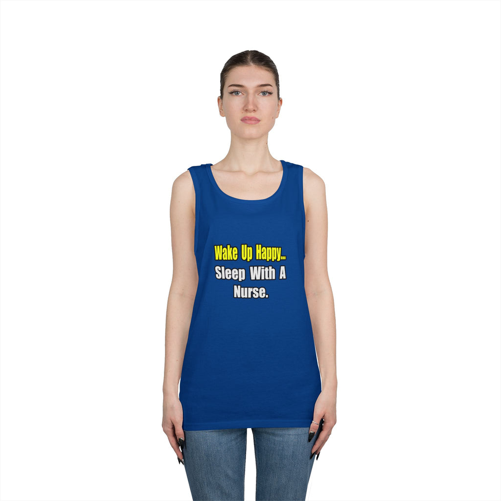 Sleep With a Nurse - Unisex Heavy Cotton Tank Top