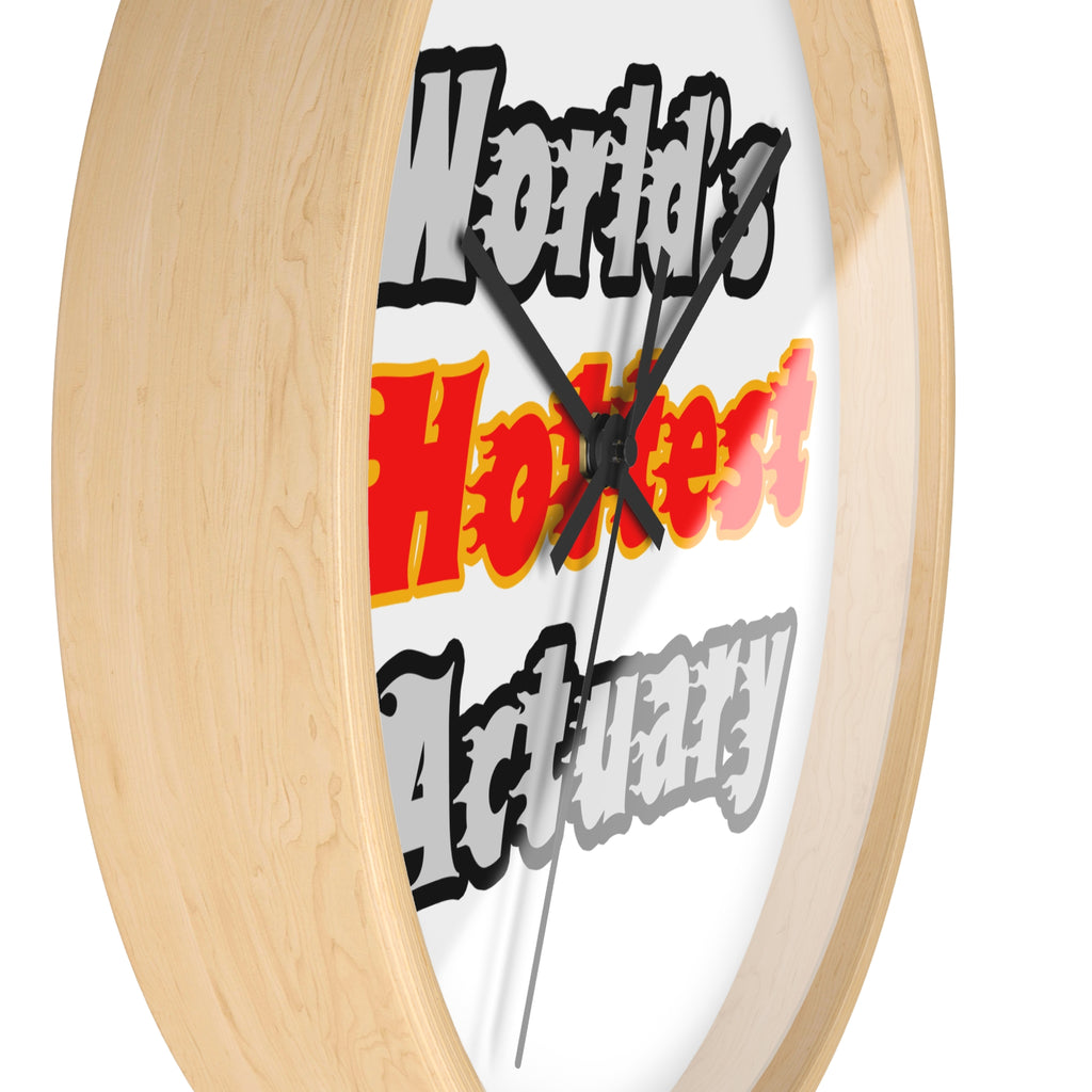 World's Hottest Actuary - Wall Clock