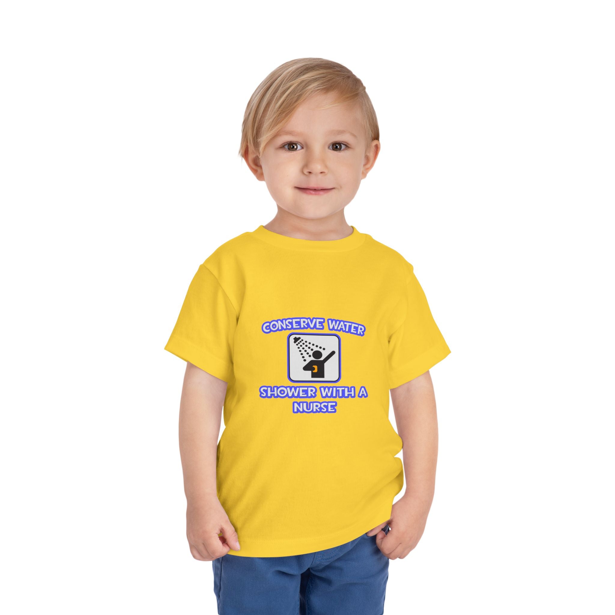 Conserve Water .. Shower With a Nurse - Toddler Short Sleeve Tee