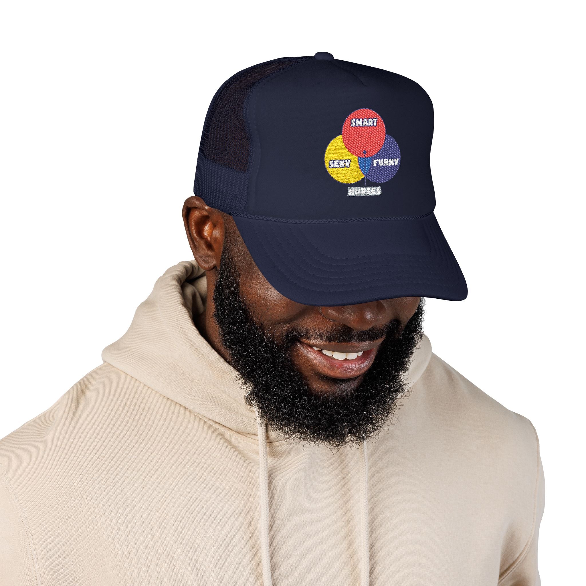 Venn Diagram .. Nurses - Foam Trucker Hat