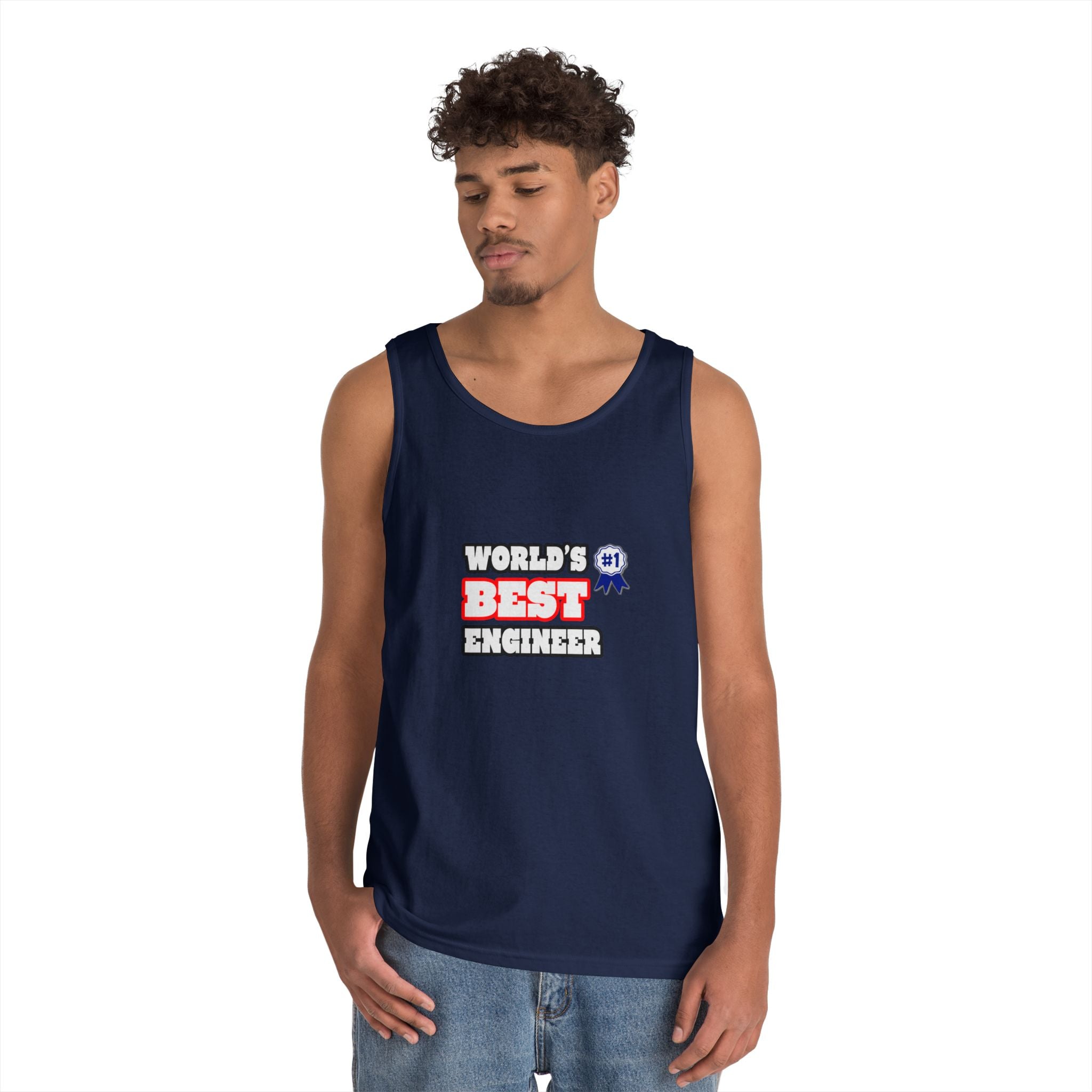 World's Best Engineer - Unisex Heavy Cotton Tank Top