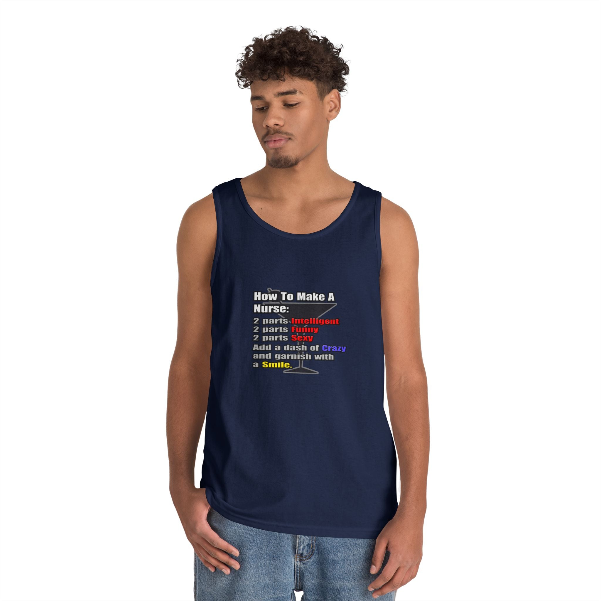 How To Make a Nurse - Unisex Heavy Cotton Tank Top